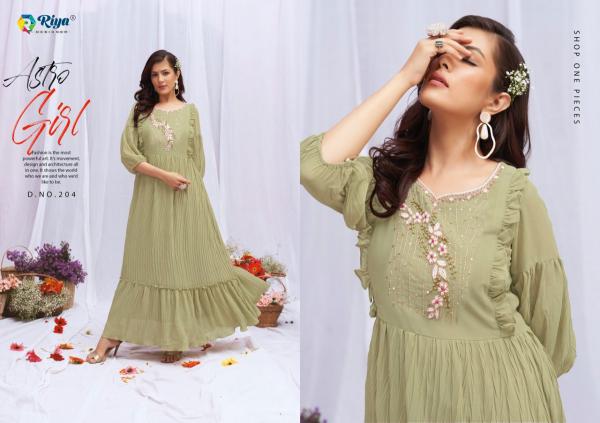 Riya Artery 2 Fancy Wear Long Anarkali Kurti Collection